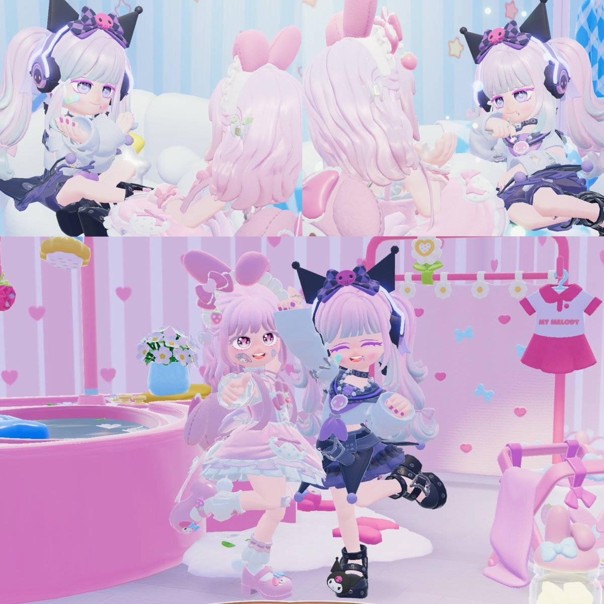 funny009's tweet photo. with まいめろぎゃる https://t.co/LIW4gfqDEZ