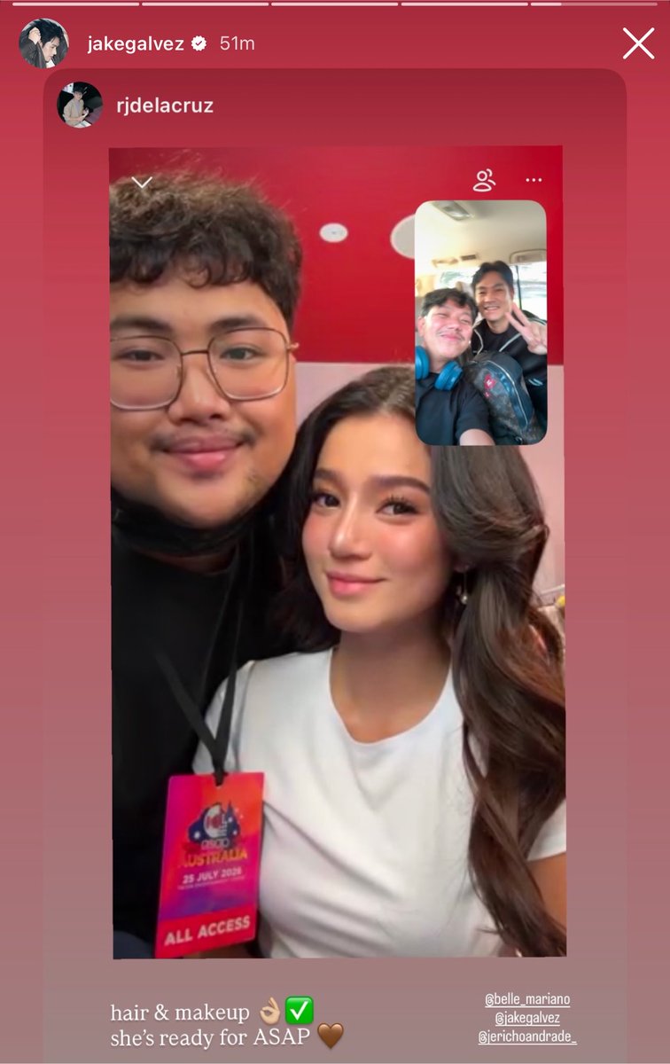 donbellechemy's tweet photo. one thing about belle’s glam team - they always show up. even from afar, mama jake and mama rj made sure to check in on belle’s look, and mama jericho absolutely delivered 🤍

#ASAPXPAustralia #bellemariano https://t.co/R9nVBPHUp4