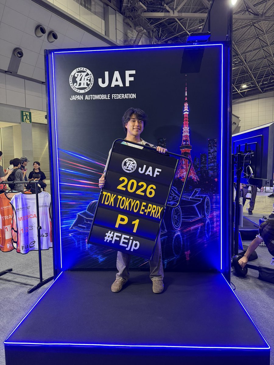 IkumiMsn's tweet photo. #FEjp #JAFブース
#フォーミュラE https://t.co/4LZhT1NSFh