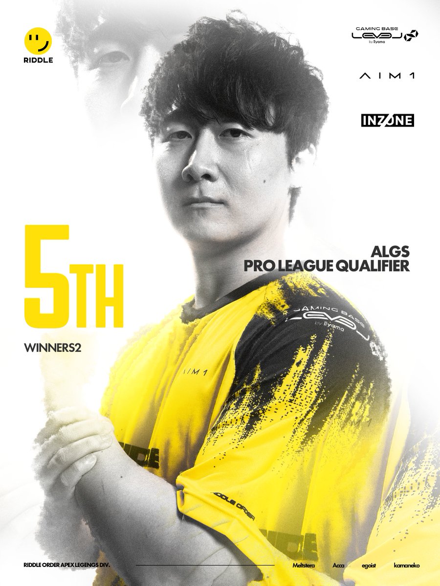 RIDDLEORDER's tweet photo. [ RIDDLE - #ApexLegends ]
⁠#ALGS Year6 APAC North - Pro League Split 2 Qualifier

📅7/25 SAT
Winners Round 2

5th - 46pt

Winners Round2を5位で通過することができました💪
明日のMatch Point Finalsも応援よろしくお願いします！

#RIDWIN ツ https://t.co/hnkCnLVcVV