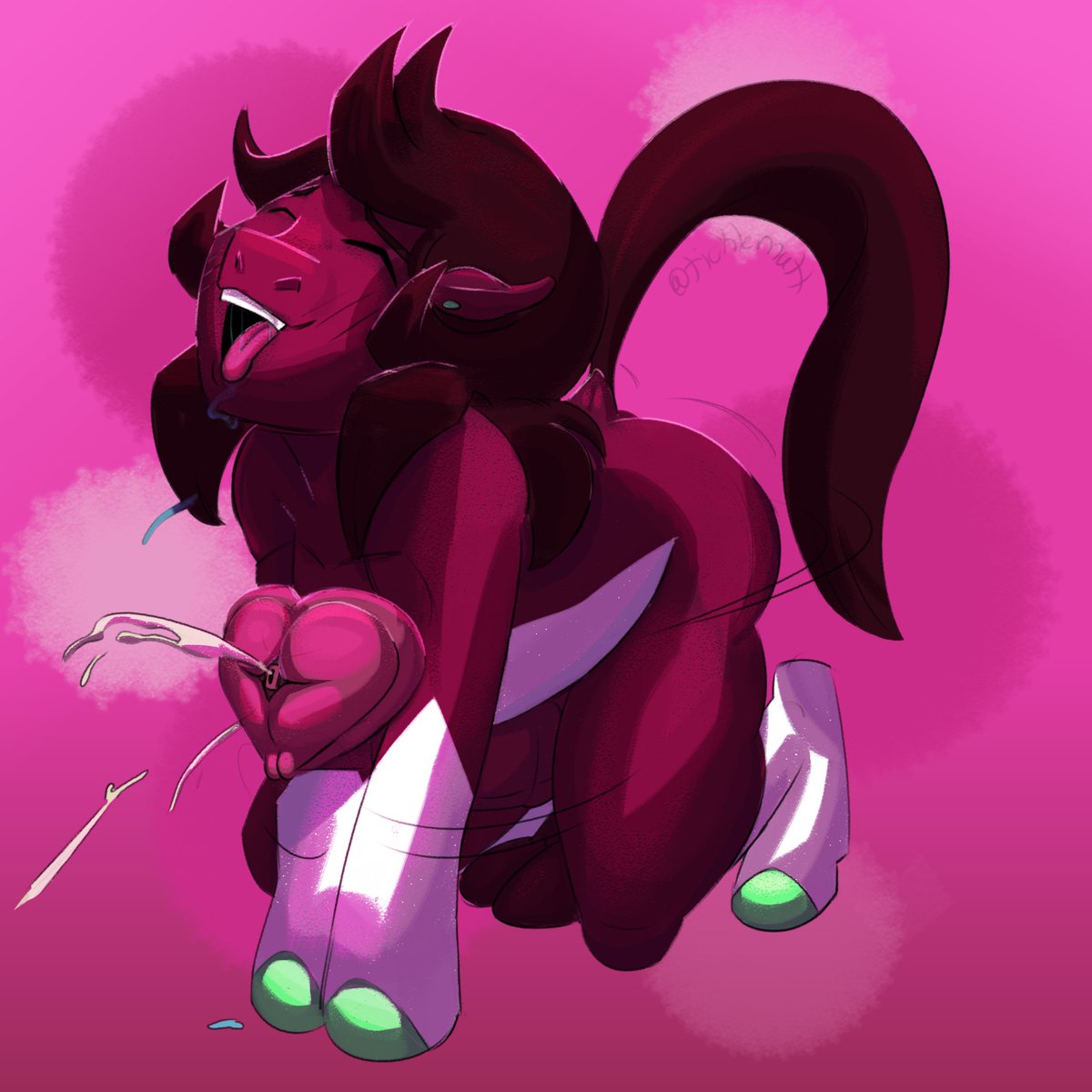 ticklemutt's tweet photo. one hour pony art #mlp #clop #nsfw https://t.co/pr4eEByeSH