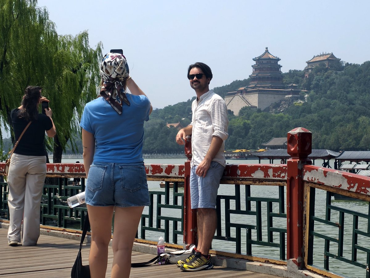 LiuXininBeijing's tweet photo. Europe is turning up the heat, and more travelers are choosing China for a cool summer escape. Whether it's refreshing mountain retreats, charming ancient towns or vibrant cities rich in culture and cuisine, China is becoming a favorite summer destination. It's part of a growing travel trend: Visa-free entries by foreign nationals surged 30.6% year on year to more than 17.8 million in the first half of 2026, according to China's National Immigration Administration.
If you could spend this summer anywhere in China, where would you go? Drop your answer below! (Source: VCG) #ChinaTravel #SummerInChina #VisaFree #EuropeHeat