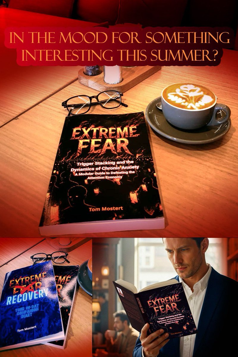 atlanticdms's tweet photo. EXTREME FEAR - Trigger Stacking and the Dynamics of Chronic Anxiety
A Modular Guide to Defeating the Attention Economy.

How the media is using fear, envy and rage to extract profits from you.

The Book: https://t.co/FuvBEoPVm3
The Recovery Diary: https://t.co/X5MpU6ORyv https://t.co/WYVYDFwpdJ