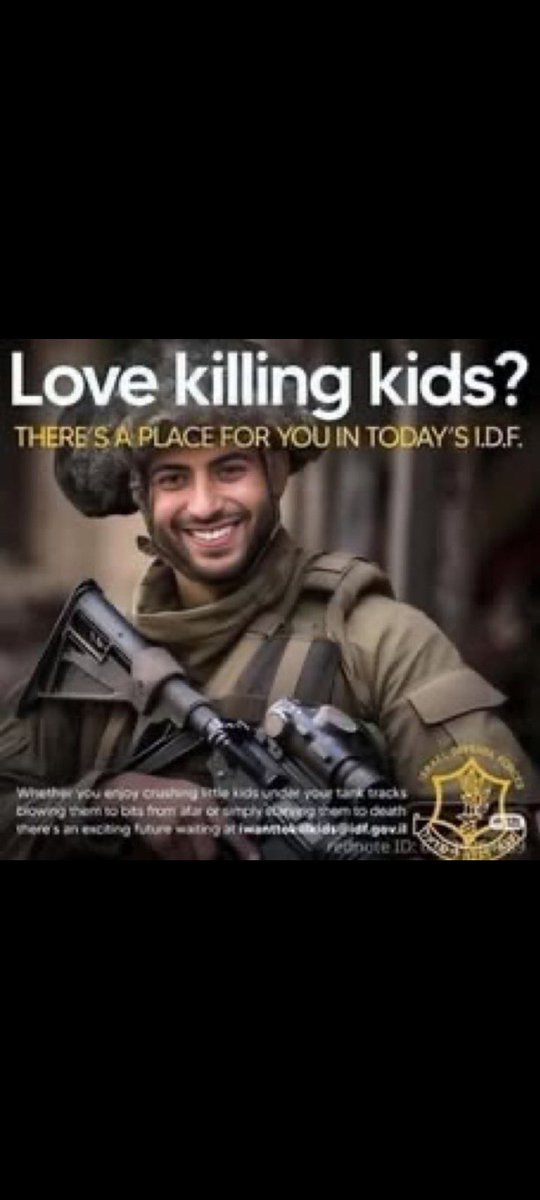 JoeJambul_'s tweet photo. @VividProwess Who said there is a genocide taking place in Gaza? The IDF only killed some children as their hobby n give some bombs to them to play with.. https://t.co/t0W2LTG52U
