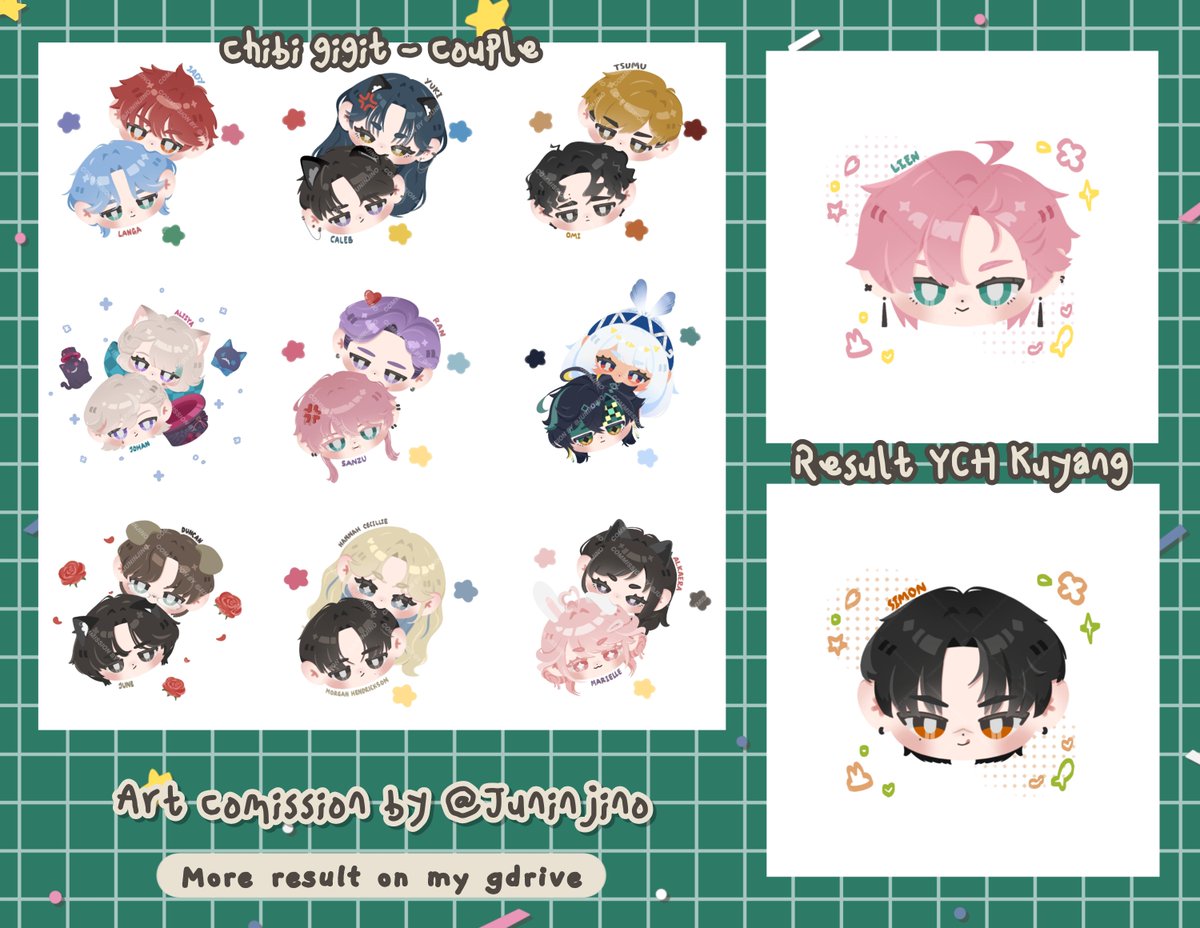 juninjino's tweet photo. YCH COMMISSION OPEN
🔄+🩷 are highly apreciated

Hi guys! Aku open commis YCH chibi for local 🇮🇩 only nih. Berhubung ini first time aku open di X + lagi BU banget, buat 3 cust pertama bakal aku kasi diskon 10% loh🥳🥳

Dm me if u r interested! 
#commisionopen #artistidn #zonauang https://t.co/q63gfUTvF3