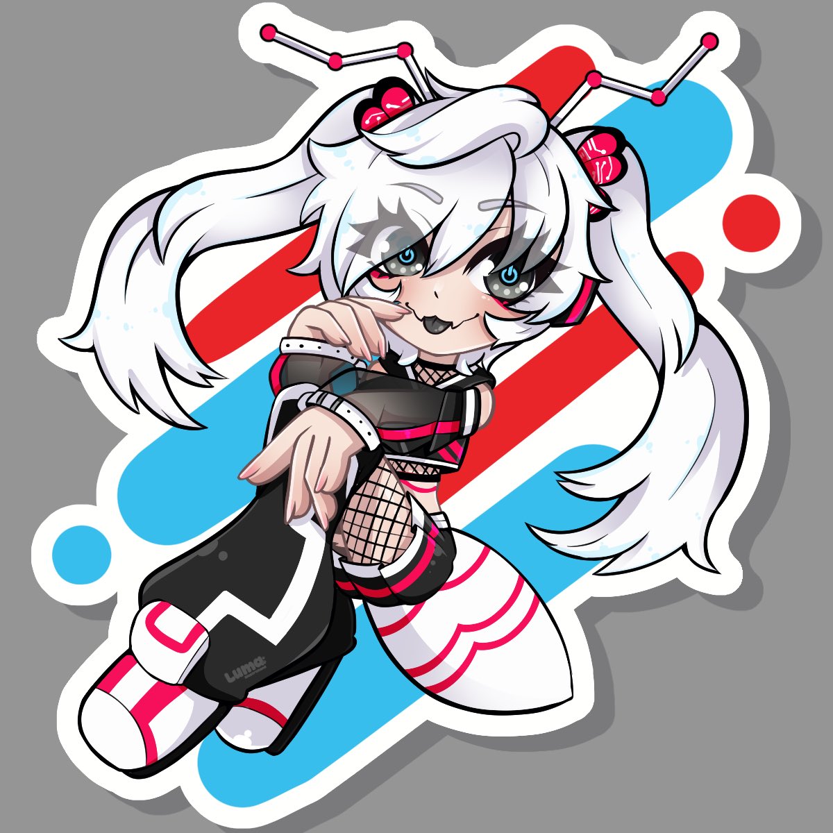 luma_illustrate's tweet photo. Got done with the sticker design and now I wanna do all the SVA and some other vtubers in this chibi style 💜 #firewallart https://t.co/79jKKkL6tZ