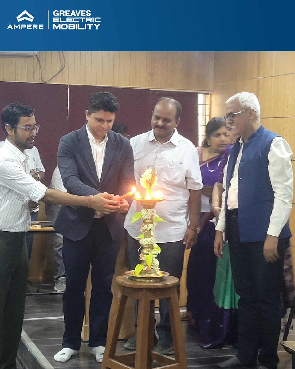 NaFaUpSpo's tweet photo. #GreavesElectricMobility & R.V. College of #Engineering have strengthened their collaboration with the inauguration of the GEM–RVCE #CentreofExcellence Lab
The initiative features 12 industry-led projects across 6 advanced technology domains, giving students hands-on industry exp https://t.co/EnHCdQYopO