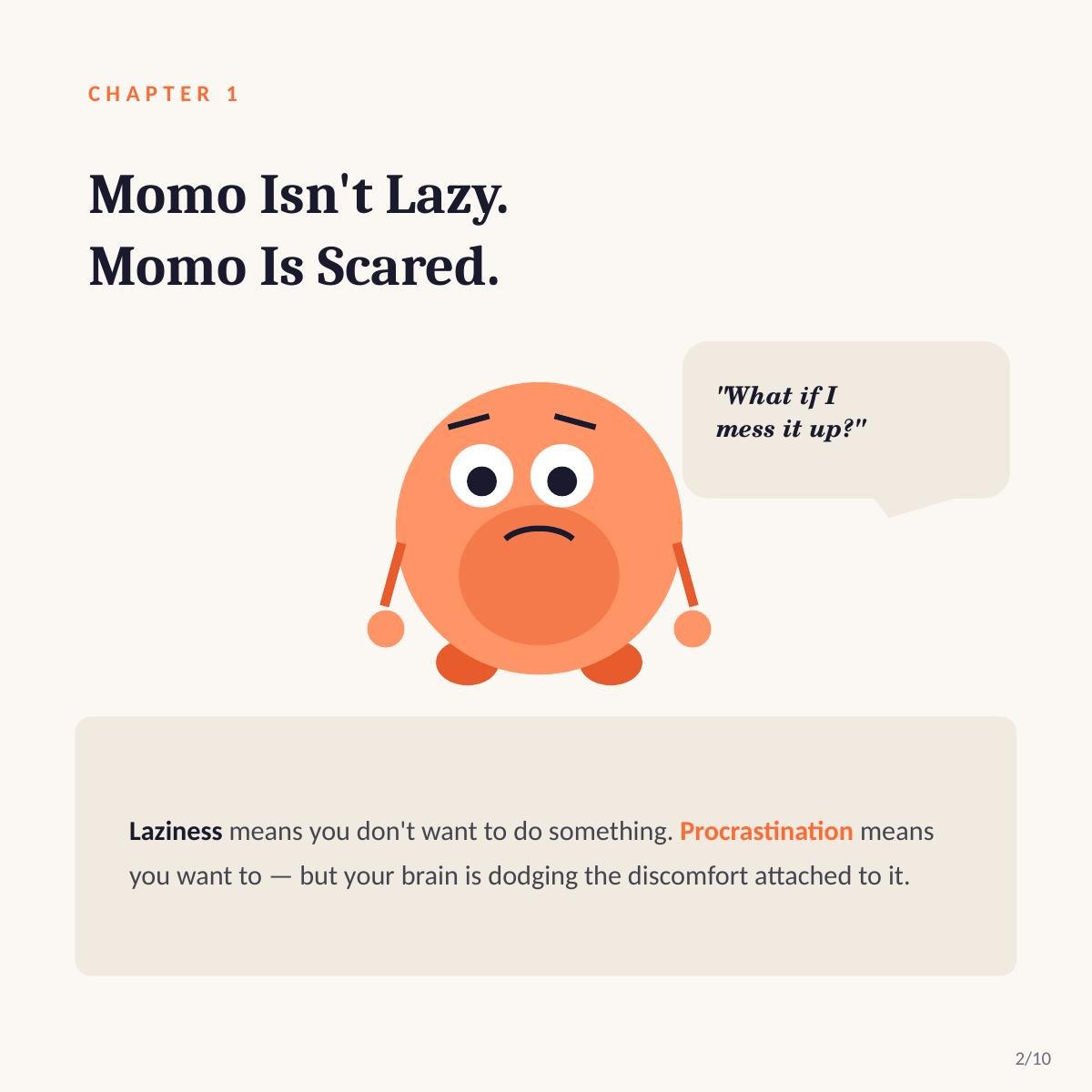 learnwithsomya's tweet photo. Tried making my first carousel today. 👀
Turned procrastination into a little story featuring Momo.

Still learning, but this was fun to create. 🥟
@CSEPlanB #AIFellowship https://t.co/8x04JawQcp