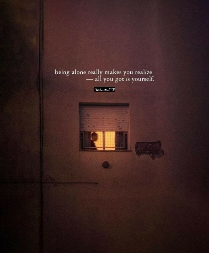 OffTheRec_Clips's tweet photo. Being alone teaches you fast: you're the one constant. Build that relationship like it matters, because it does. https://t.co/MRGA8SZC3R