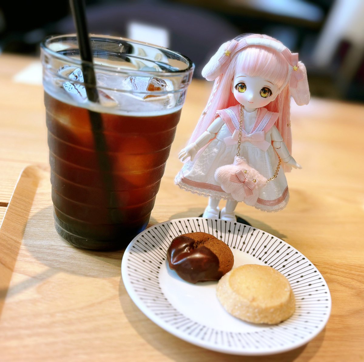 出産前最後のオシャレカフェ☕️ おニューのお洋服を着た天音ちゃんと