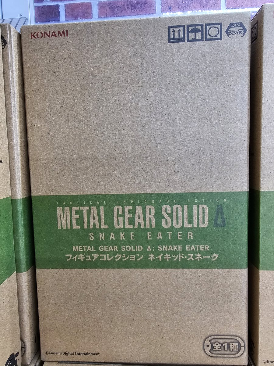 sw_imari's tweet photo. METAL GEAR SOLID Δ: SNAKE EATER　フィギュアコレクション ネイキッド・スネーク
入荷しました( 'ᢦ' )

 #ソニック伊万里
 #アミューズメント施設
 #メタルギアソリッド
 #ネイキッド・スネーク https://t.co/JsiejSOC5n