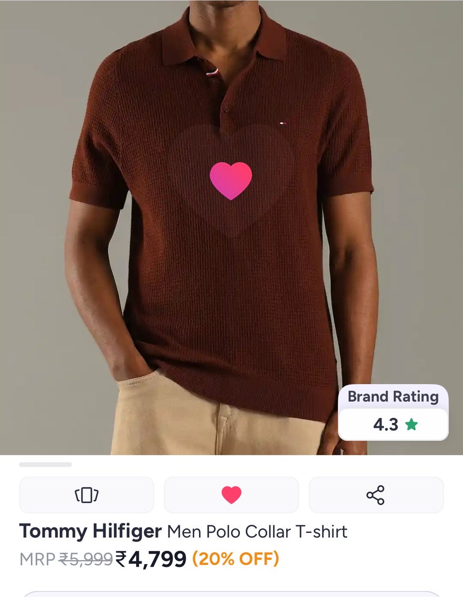 AyirPandey's tweet photo. my thumb double tapped a myntra product pic before my brain even registered what app i was on
straight into my wishlist. pure instagram autopilot

my thumb found a feature before i did https://t.co/H29dxmhtpH