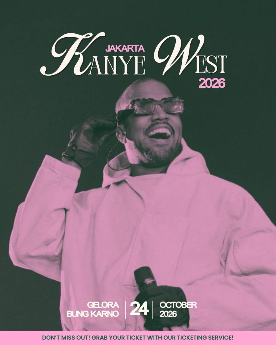 beeyncong's tweet photo. OPEN TICKETING SERVICE JASTIP JASWAR — [ YE LIVE IN INDONESIA 2026 ]

LETS VIBIN’ WITH KANYE WEST TOUR IN JAKARTA!

✅ fee start from 350-550K
✅ foreigners welcome (wise & paypal)
✅ dibantu hingga tiket fisik (terima beres)

🔗 https://t.co/B8kAC78Z5u
⚠️ LIMITED SLOT ⚠️

tag. wtb ticketing assistant proxy lf lfb kanye west world tour
