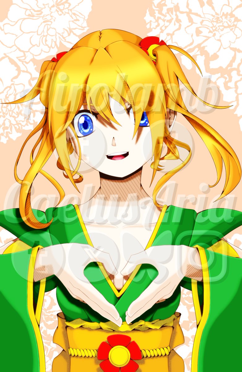 caelusaria's tweet photo. 1/6 in the FLORAL AFFECTIONS series, a set of photocards of my OCs and gijinkas with their symbolic flowers

BELLANA, my gijinka of Bellossom from #Pokemon, with yellow marigold 🏵️

Yellow marigold symbolizes joy, optimism, resilience, success, and prosperity. https://t.co/2NWD4oKdjq