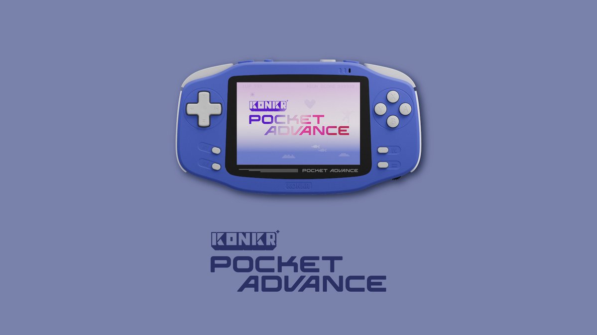 AYANEO__'s tweet photo. KONKR Pocket Advance
Handheld Icon, Fully Awakened
Inspired by the design aesthetics of golden era
Blending classic inspirations with modern craftsmanship🚀
Bringing the essence of retro design into a new era🔥
Exploring a expression where classic meets innovation🎮
Stay tuned⏳ https://t.co/fepI0C8kUA