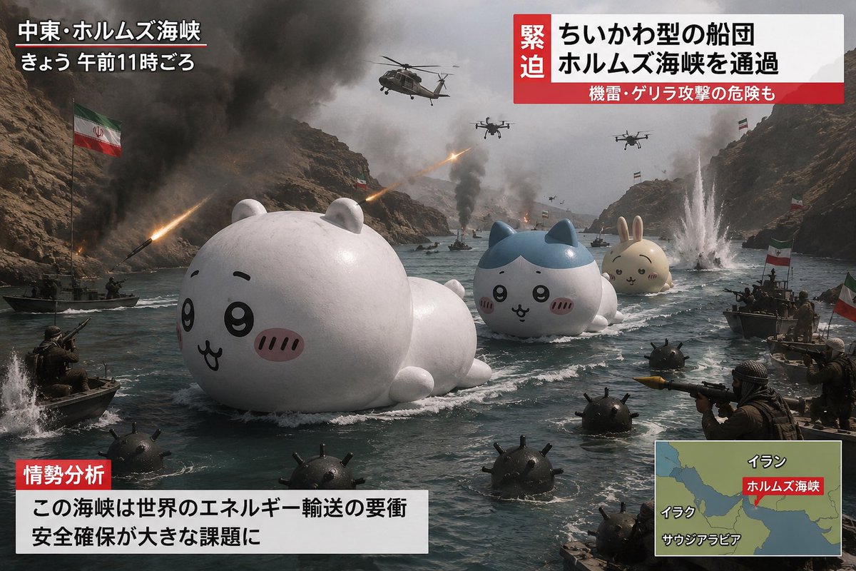 invester_kujira's tweet photo. 頑張れちいかわ https://t.co/aPW9dCH3kf