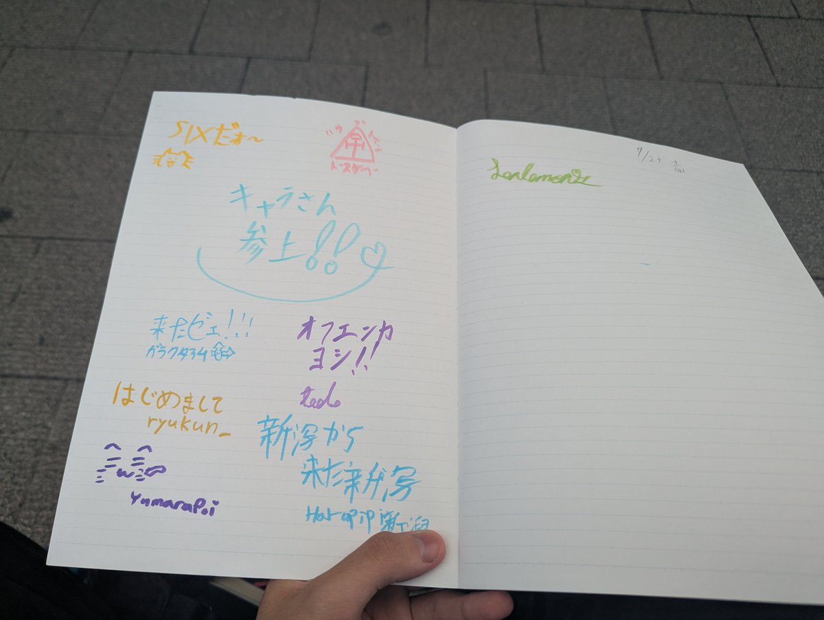 yuiheru1's tweet photo. 帰るので今回の結果。書置きノート天才じゃね？ https://t.co/JwdJP363hn