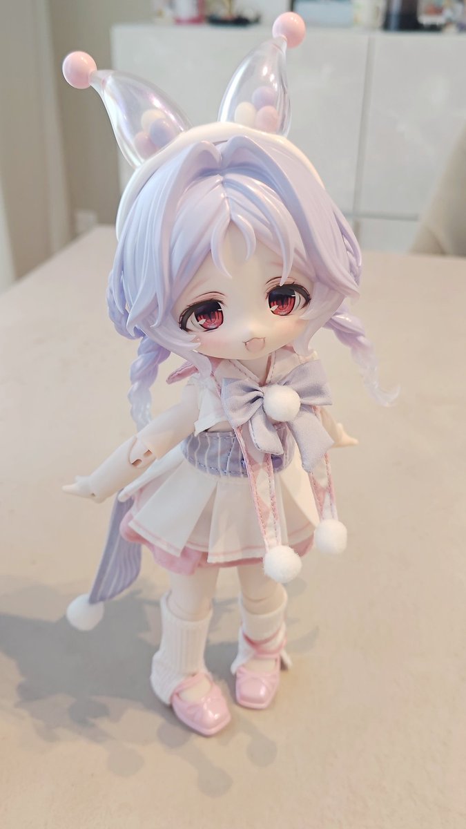 guruguru_doll's tweet photo. 初めてのボニバニちゃん！友人にランダムで2体もらいました,,>᎑<,,
あまりに可愛すぎて、他の子も揃えることにしました✨可愛い🩷
そして大変素敵なお顔はりか様(@himawaritititin)からお迎えしました。お名前はまだ考え中！
沢山お洋服を着せたり髪型も変えたりしていきたいです。

#ひまたねっ娘 https://t.co/ZW7AJ1IoLJ