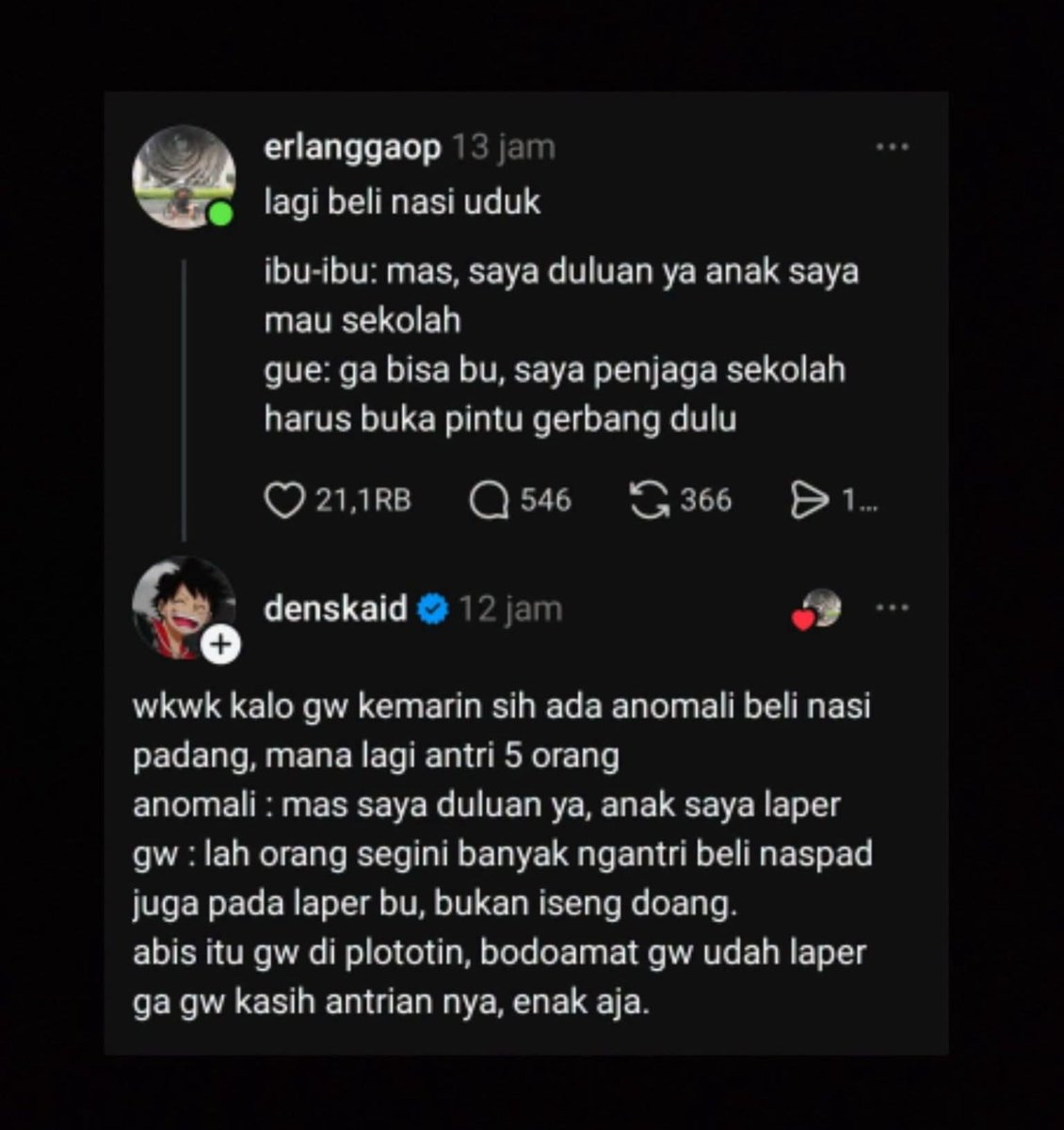 KucengTerbanggg's tweet photo. Nah gini kan enak 😅 https://t.co/fBVN9iOmtY