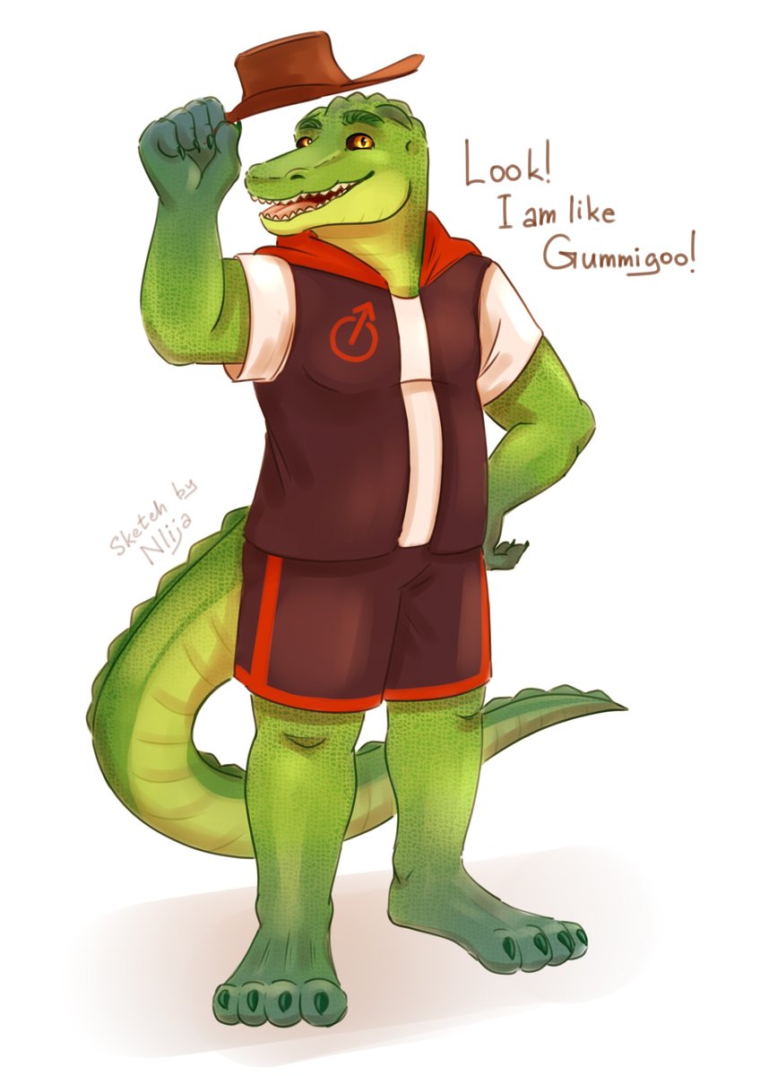 NLIJA_art's tweet photo. Croc's cosplaying :3 https://t.co/wCYcVX7Z60