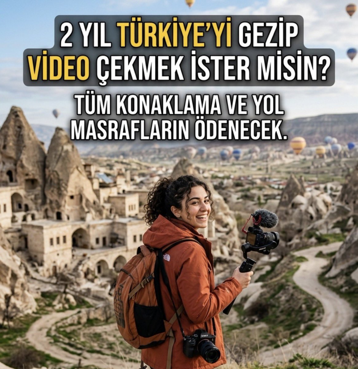 haluktatar's tweet photo. Bu gerçek bir ilandır. Bir proje için 2 yıl Türkiye’yi gezecek bir kişi aranıyor.

Maaşı siz belirleyeceksiniz. Elbette makul ve mantıklı olan kişiler ricamız.

Not: “Ben sevgilimle, annemle, babamla gezsem olur mu?” diye sormayın ricam. Kendi masrafını öderse olur https://t.co/vpPPNmxbFo