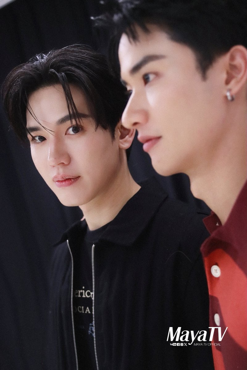 mayaonline2002's tweet photo. Snapshot #MAYATVOFFICIAL | เก็บตกบรรยากาศและความน่ารักของพี่เต #Tawan_V & นิววี่ #Newwiee ในช่วงสัมภาษณ์ #ADogAndAPlane ก่อนชวนแฟนๆ มาเจอกันที่งาน “หมาเห่าเครื่องบิน Final EP. Fan Meeting 🐶✈️” 

📽🔗https://t.co/boIWI3pMj0

TAYNEW MONDRYU PRESS TOUR 
#ADogAndAPlaneEP9
#TayNew #เตนิว