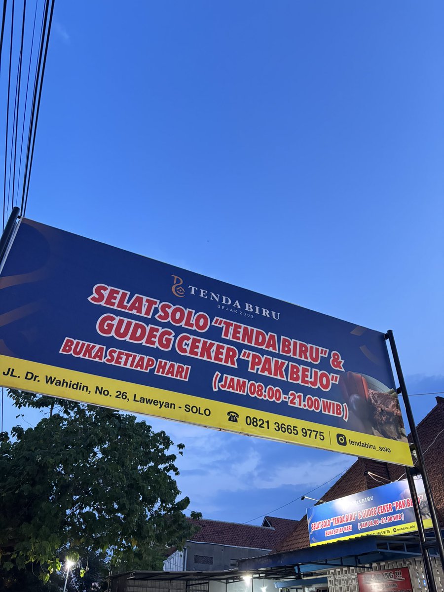 ohurbae's tweet photo. Pengen balik ke Solo lagi buat nyobain gudeg tenda biru☝🏻 https://t.co/H3aYPaU2AF