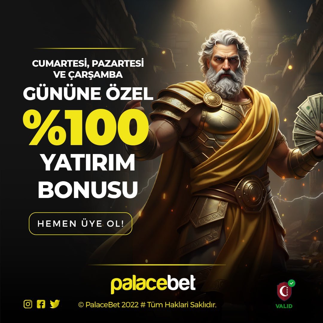 xnewpalace's tweet photo. ⛪️#PalaceBet' ten Cumartesi, Pazartesi ve Çarşamba Günlerine Özel %100 Çevrimsiz Yatırım Bonusu!

🎁Her Yatırımda Hediye Yağmuru!

🏆Çevrimsiz Her alanda Geçerli %15 Yatırım %10 Kayıp Bonusu ! 

💰İlk 5 Yatırımınıza Özel %500 Hoşgeldin Bonusu! 

🗯https://t.co/asjIE2mrgn https://t.co/SEjB8ofOmE