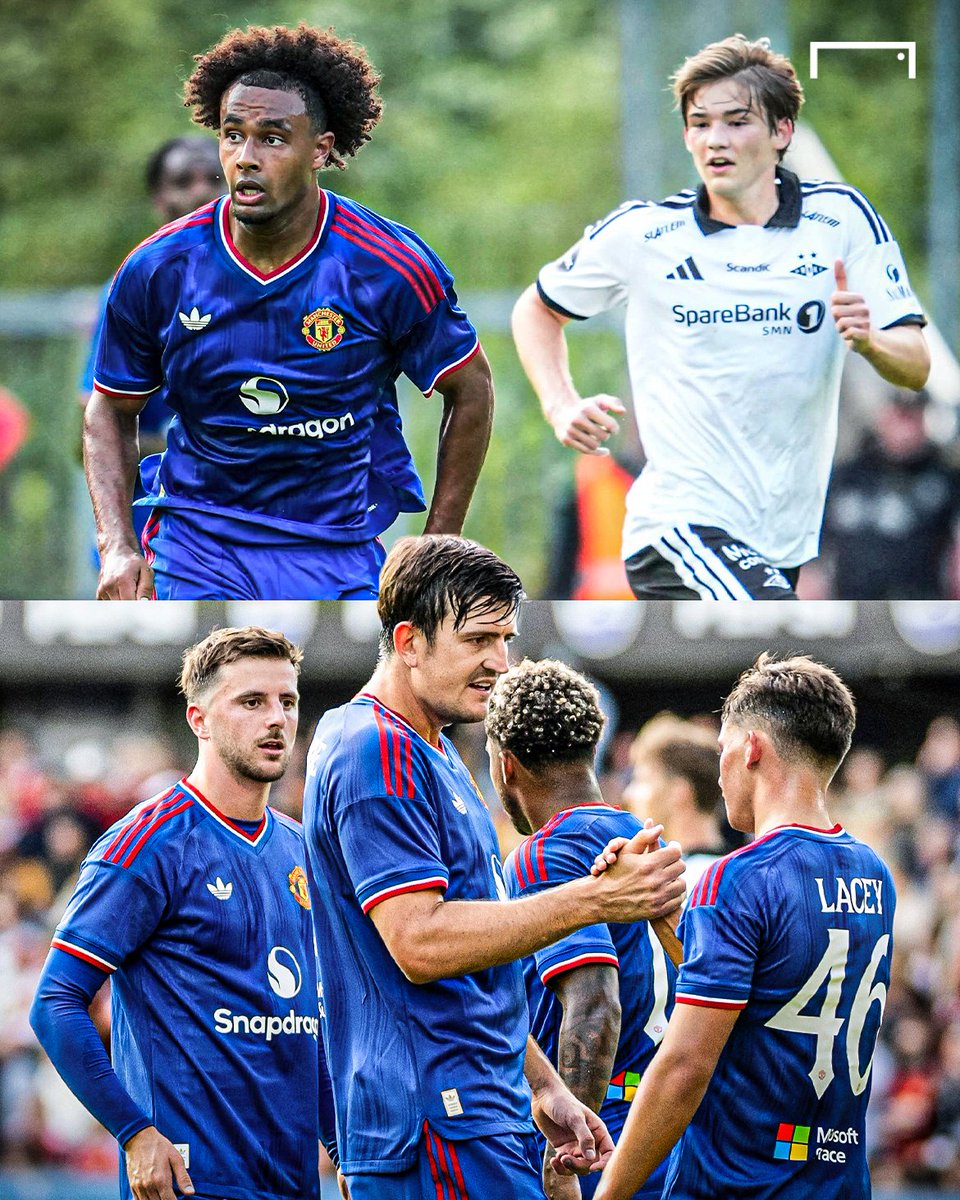goal's tweet photo. 5-0 in the new threads! 👕🔥

Manchester United debuting their brand new away kit with a ruthless five-goal thrashing of Rosenborg 🔵 https://t.co/CgEUGqJRVL