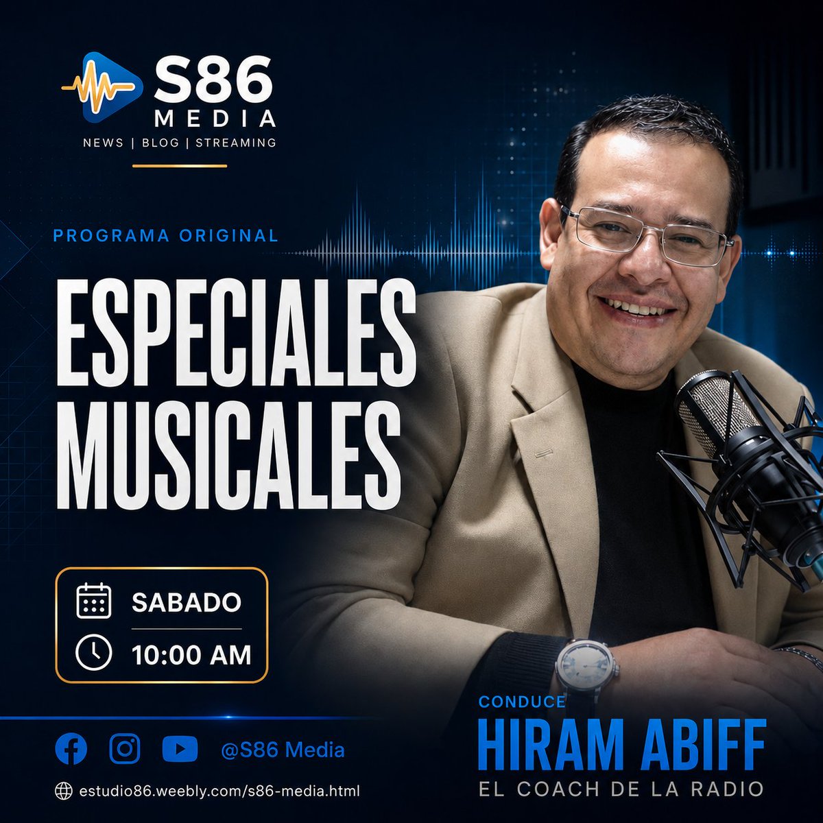 S86_Media's tweet photo. No te pierdas nuestra programación de este sábado. 

https://t.co/xMRS7UIjpF https://t.co/5erAO50WVG