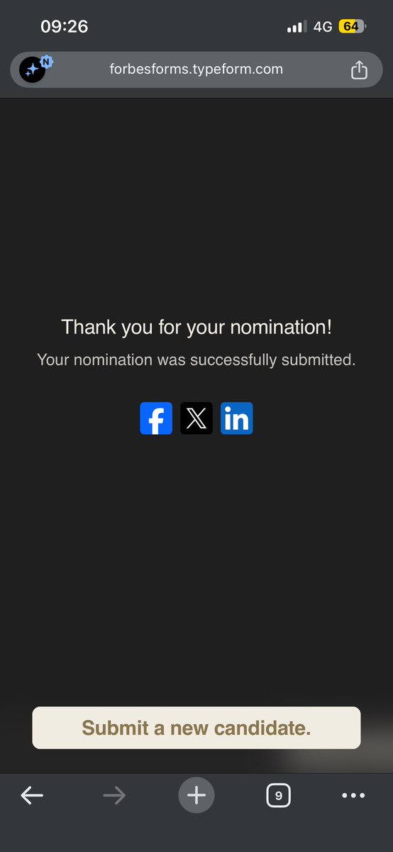 BarmaOlan's tweet photo. Nomination for #Forbes30under30 done ✅ #Olandria https://t.co/qTOwDdYYiD