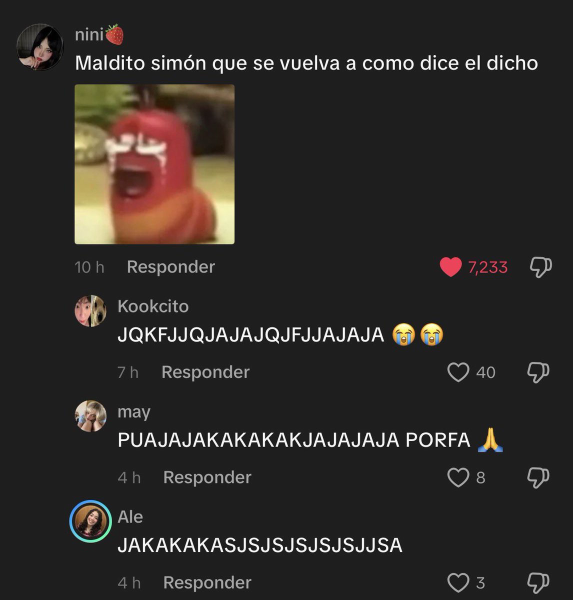 kiroplayof's tweet photo. NO PUEDO CON LOS COMETARIOS DE TIKTOK #SoyLuna4 😭💔🥀 https://t.co/kHGUcothej