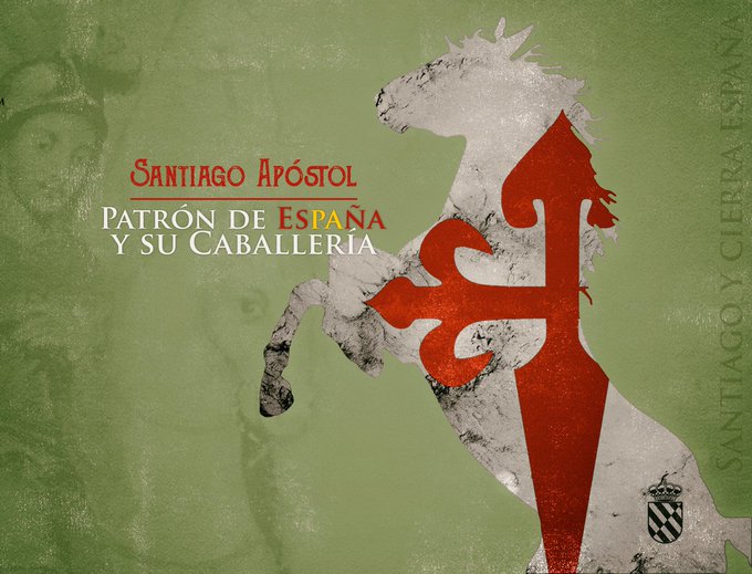 UMEgob's tweet photo. Hoy nuestros compañeros del arma de #Caballería del @EjercitoTierra, celebran el día de #Santiago Apóstol, su Patrón y el de todos los españoles 🇪🇸 

♫ Caballero español,
centauro legendario...

¡Nuestro reconocimiento y felicitación a todos los jinetes en su día! 🐎⚔️ https://t.co/WgBvXjPuNS