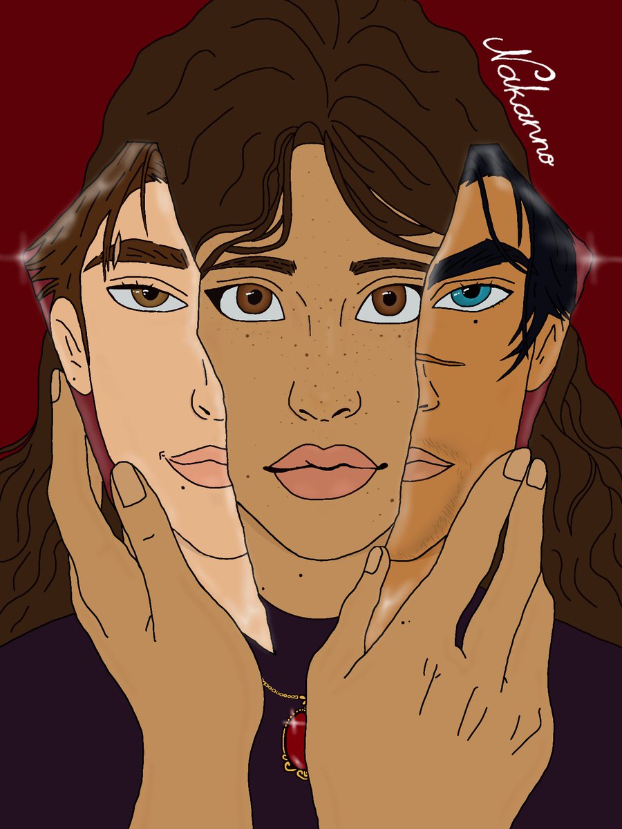 Nakanno_'s tweet photo. Es mi 2do dibujo digital que hago, el 1ero lo hice sin referencias ni nada. Con este hice las cosas bien, aunque las manos las copié un poco pk vaya que es difícil que salgan bonitas jajajaj #adoma @LiliCross_ @Reah_Ofi Las dos partes de Daya en un dibujo 🤭 como los quieroo. https://t.co/79U1DIvo9L