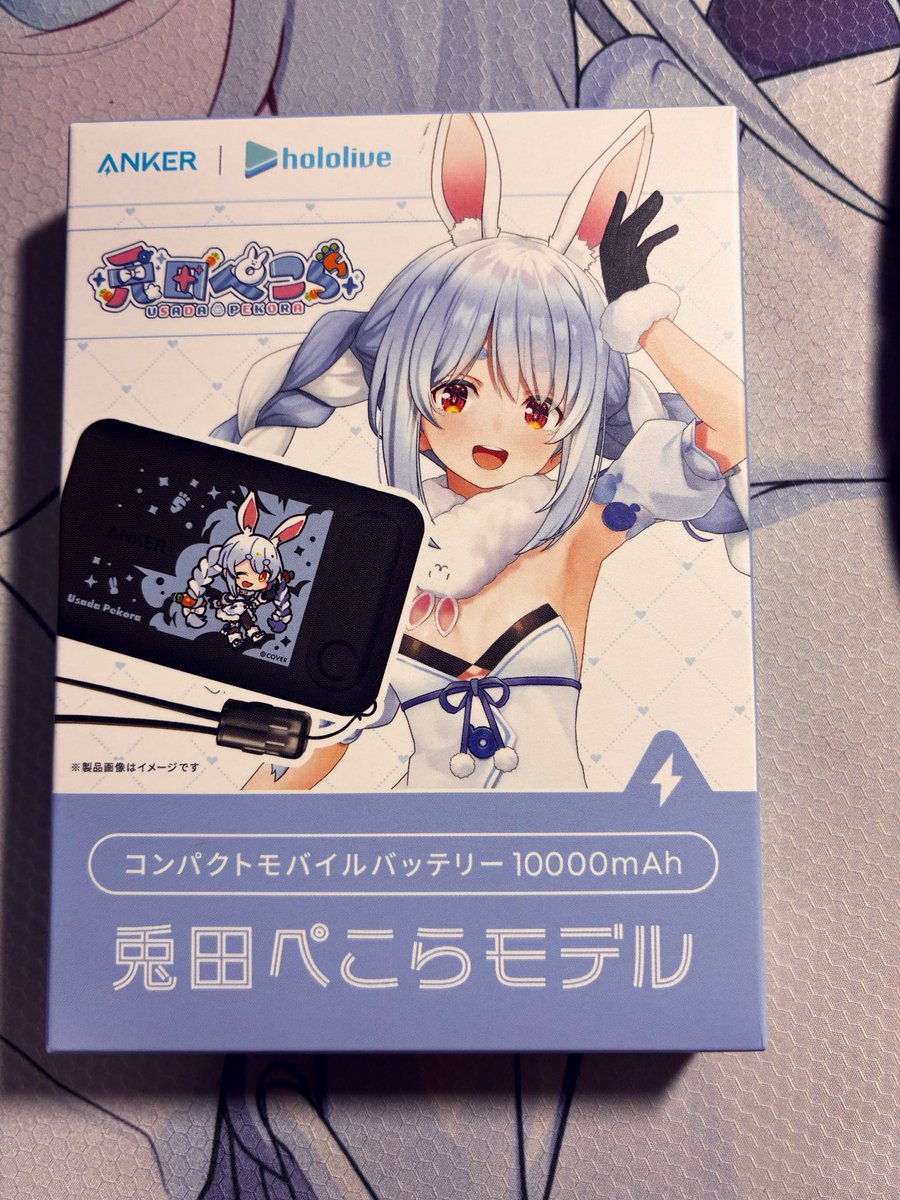 saamon_holo's tweet photo. ぺこちゃんのモバ充届いたー！！ https://t.co/EtRTQeLCBG