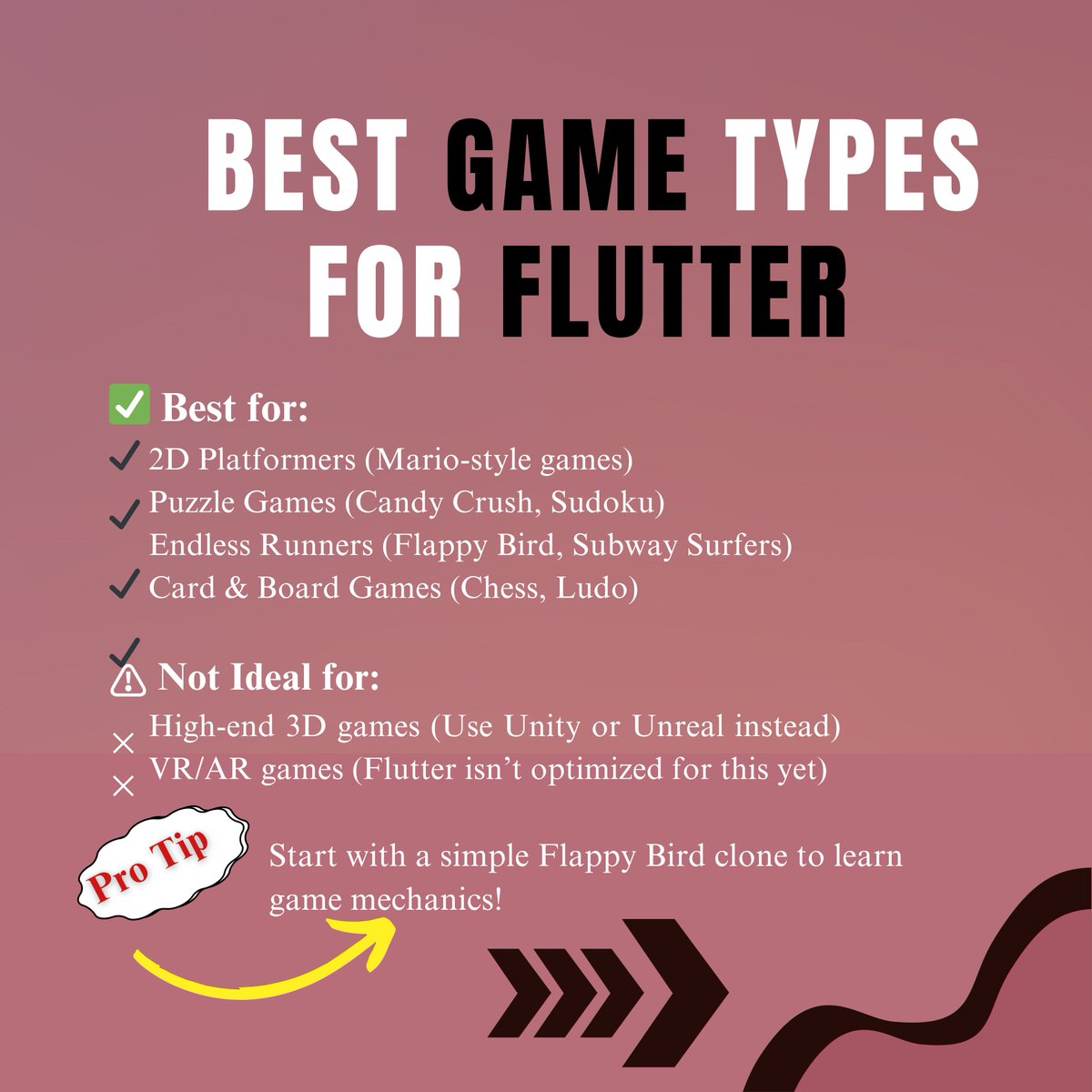 ayeshappdev's tweet photo. Day 35 of building in public with Flutter.
What game would you build first? π
Follow for daily Flutter breakdowns.
#FlutterDev #GameDev #FlameEngine #BuildInPublic #ayeshappdev https://t.co/f62fghqXm2