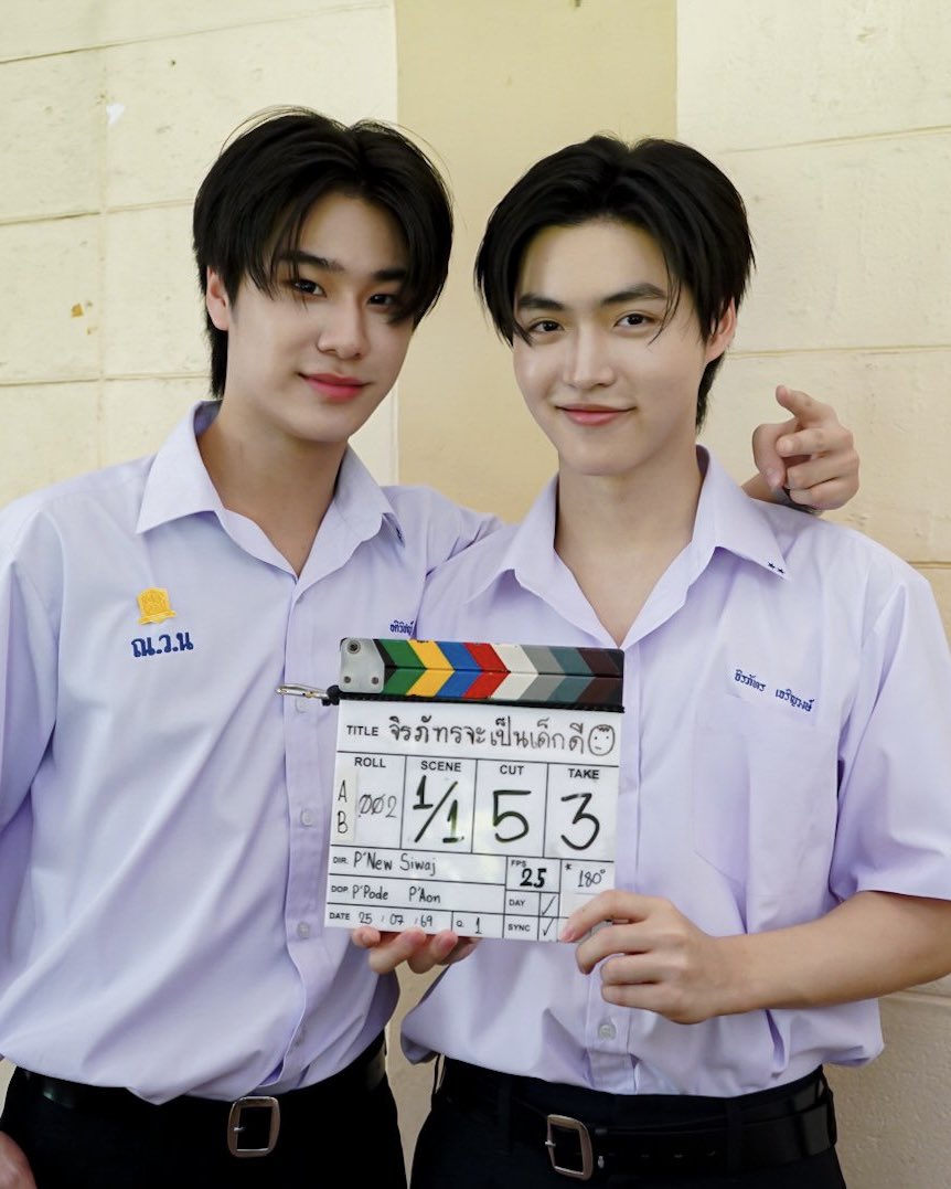 boyslovehub's tweet photo. #GoodBoySeries, a new thai BL starring #LukeMick, officially begins filming.

After living a lonely life and dying in an accident, a man is given a second chance to return to the past. He wakes up as a teenager during his school days and decides to live a different life. https://t.co/48joEbTDt6