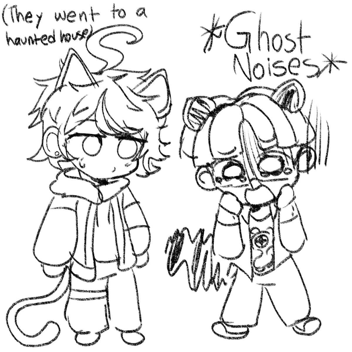 hojiorange's tweet photo. The kitty and a raccoon decided to hang out, things went as well as you'd expect

#takugaku #takumisumino #gakumaruko #thehundredline #lastdefenseacademy https://t.co/KNVNwUJUte