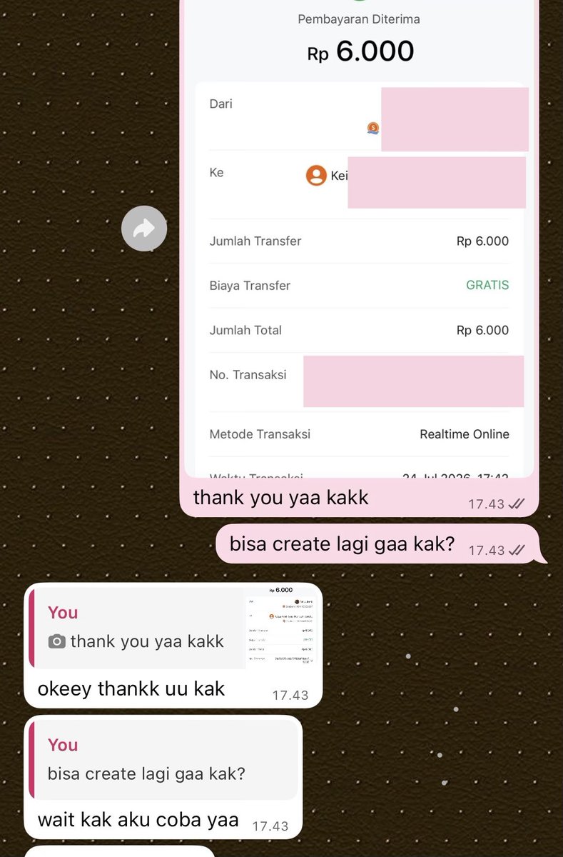 hiapels's tweet photo. testiii, langsung pay after check 🫶🏻 https://t.co/C9nuZBc5HS