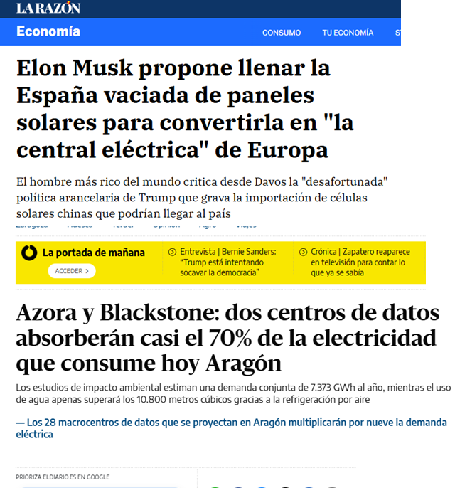 alverte_se's tweet photo. @__Webardos__ Elon pide placas solares, la filial blackstone de netanyahu pone centros de datos.. https://t.co/01ybfj0zN8