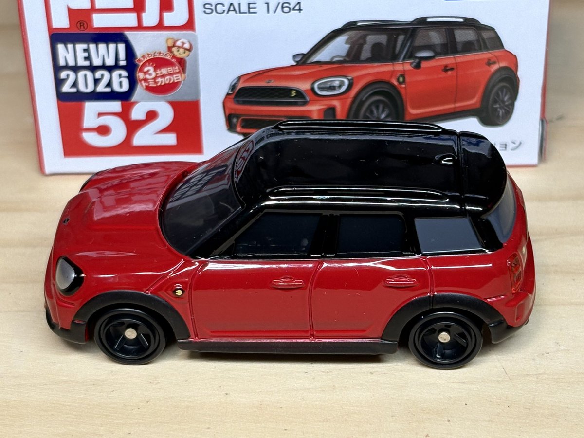 TOMICA　トミカ　ミニクーパー　赤/白色　輸出カラー TOMICA トミカ ミニクーパー 赤/白色 輸出カラー TOMICA トミカ ミニ