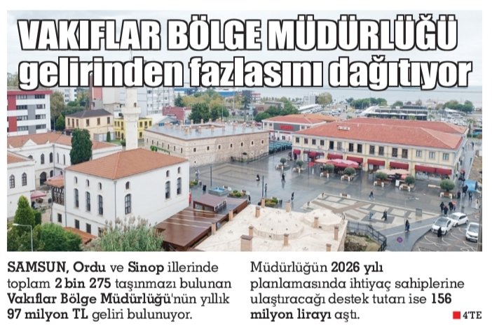 ercnuslu's tweet photo. Samsun Vakıflar Bölge Müdürlüğü gelirinden fazlasını dağıtıyor 

https://t.co/TC8VaMoMDd https://t.co/0XAMD3Bv3e