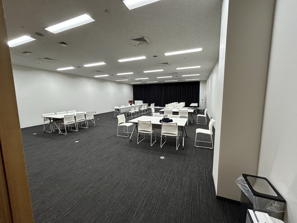 fushigimirai's tweet photo. いよいよ明日開催😊
スタッフによる準備を開始しています！
これらの部屋が明日のイベント会場です！

#免疫ふしぎ未来2026 #いよいよ明日 https://t.co/f4hgvvacjh