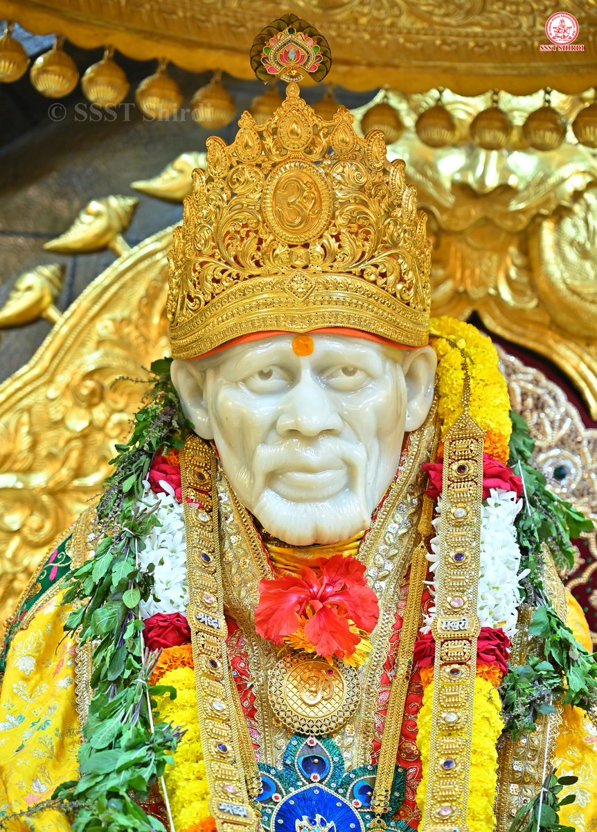 SSSTShirdi's tweet photo. *!! ॐ साई राम !!*
*श्री साईबाबा संस्थान विश्वस्त व्यवस्था,शिर्डी*
*!! ॐ Sai Ram !!*
*Shri Saibaba Sansthan Trust, Shirdi*
≈≈≈≈≈≈≈≈≈≈≈≈≈≈≈≈≈ 
*आरती :-माध्यान्ह आरती*
*शनिवार २५ जुलै २०२६*  
*Aarti :-Madhyan Aarti*
*Saturday 25 July 2026* https://t.co/I5OgBxuO2B
