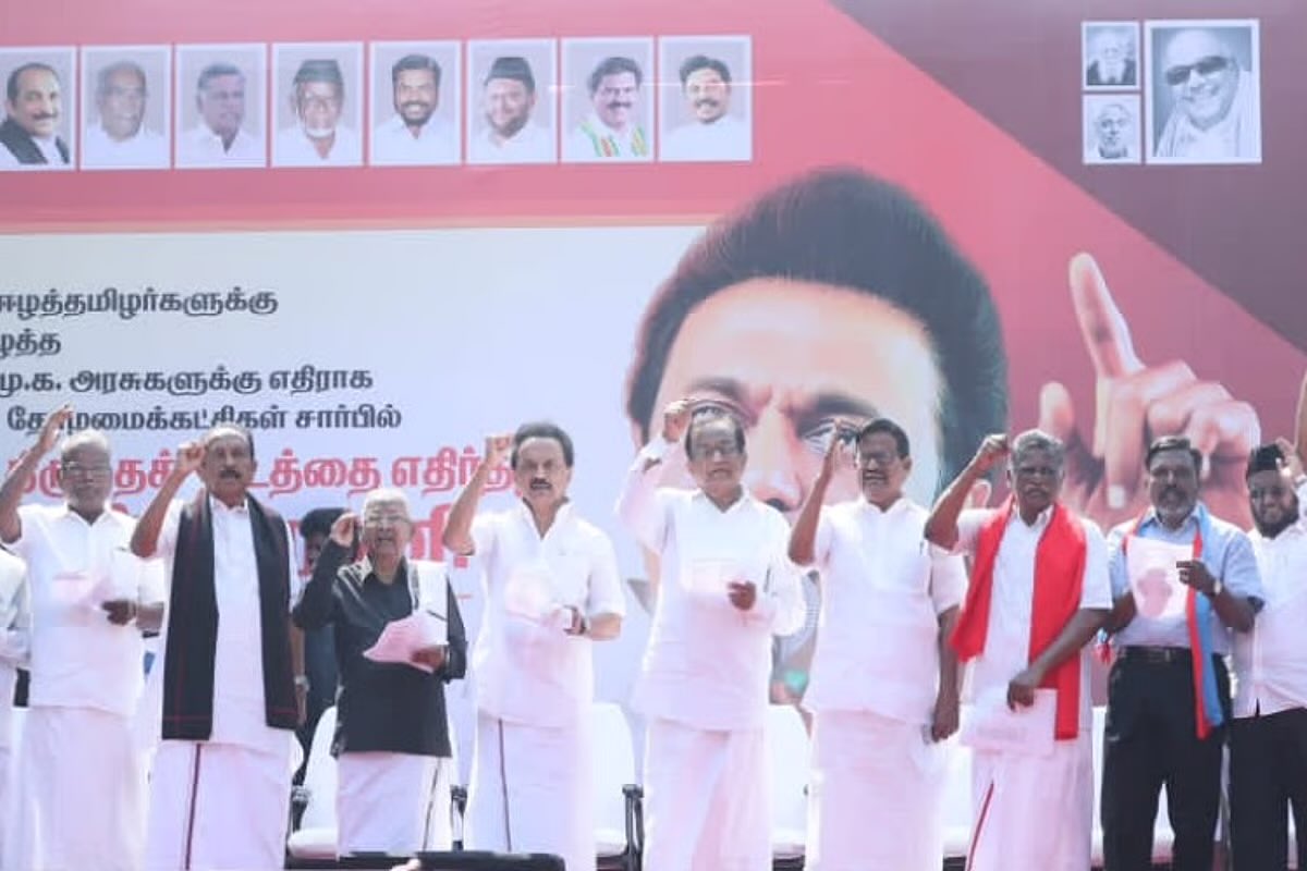 brba_4ever's tweet photo. Stalin himself would have come to the streets at the age of 73 and shown his support. 

The protest that’s happening today all over India shows the largest, most unified pushback of NEET in the last decade and we are failing to capitalise the momentum because we have a scared CM and his blind followers.