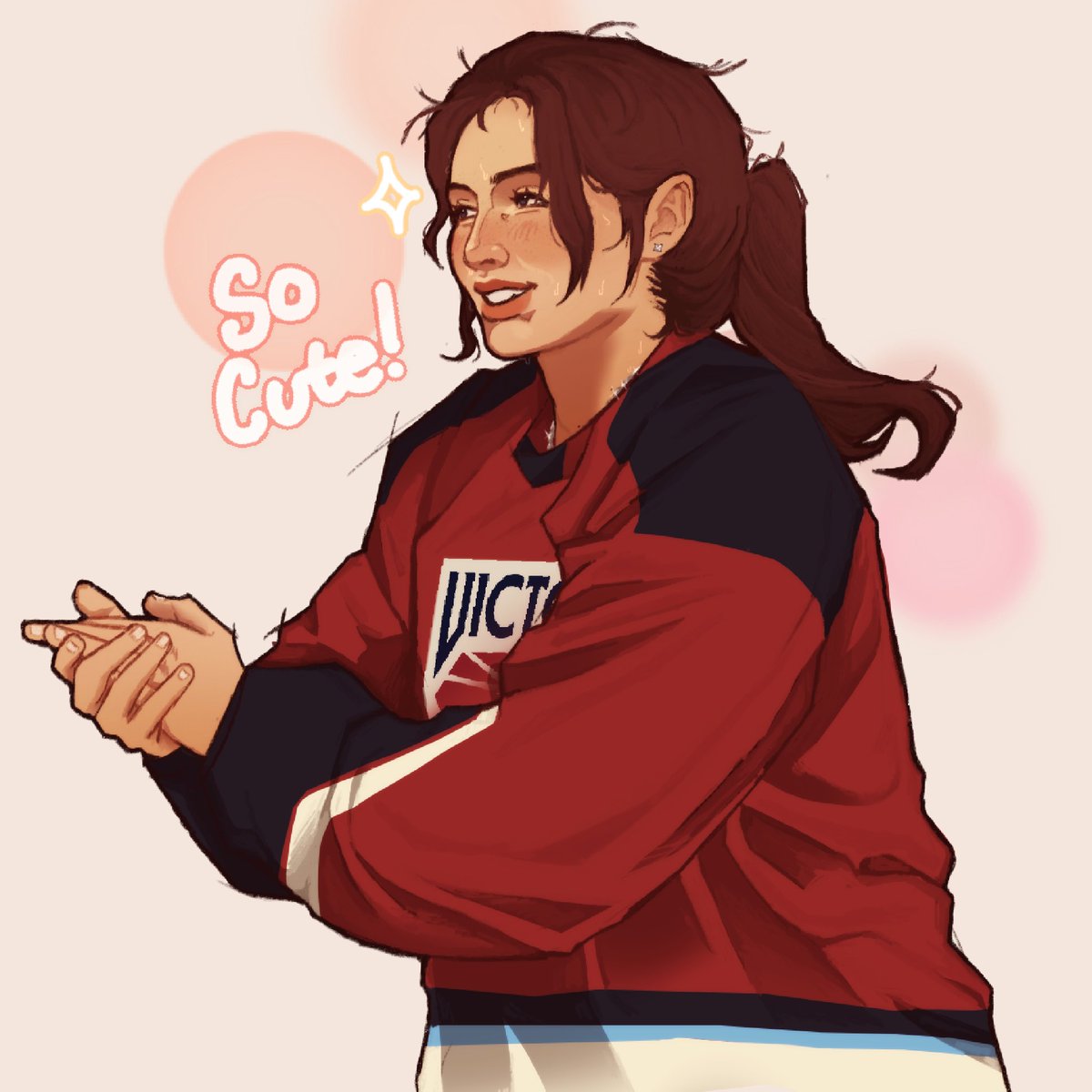 j4ckoffjilll's tweet photo. hockey Claire Redfield now. Shes so cute Okay.😢😢😢 https://t.co/L353ZBwY6A
