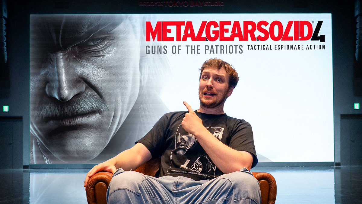 CDawgVA's tweet photo. I had an amazing time checking out the KONAMI HQ in Japan where I got an EXCLUSIVE sneak-peak at the upcoming METAL GEAR SOLID: MASTER COLLECTION Vol.2 where we played the first act of Metal Gear Solid 4: Guns of the Patriots!

#Metalgearsolid #MGS4 #ad https://t.co/5uucYqmSHg