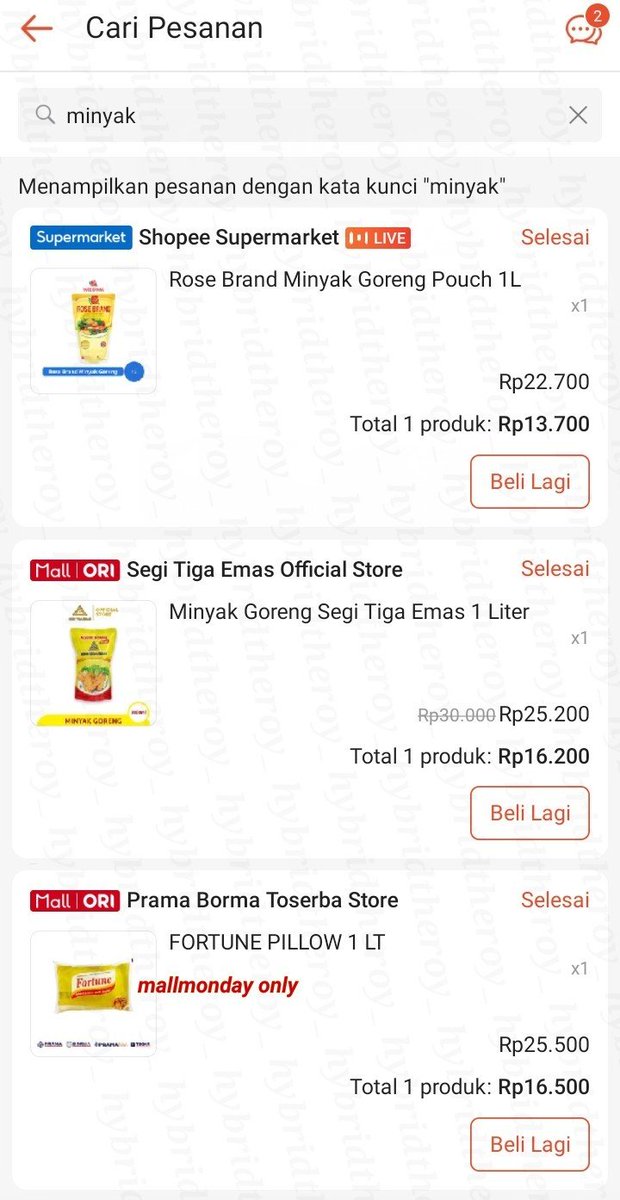 iHugTaehyunga's tweet photo. MINYAK SERBURABU MALL (STOK DIKIT =WAR)
1. RB 1L Rp12.700 https://t.co/iYC3aqmXQw
2. SegiTiga Emas 1L Rp15.400 https://t.co/swLluUMmHp
3. Fortune 1 L Rp15.500 | MALLMONDAY ONLY | (STOK BANYAK) https://t.co/qtTj5sYPD9

STAR SELLER (STOK MELIMPAH)
11K https://t.co/m17TFJmEoC https://t.co/1TXQC9375Y