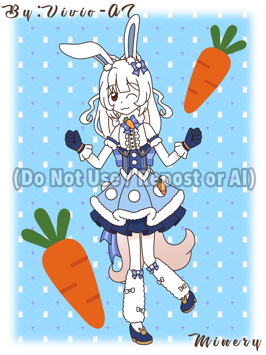Haris24Ratna's tweet photo. @cookiemonstour1 Anarchy Rabbit Minery🐰🥕 (Minery OCS By @cookiemonstour1) #HoloLiveDreams #ホロライブ #兎田ぺこら #ロリータ #可愛い #うさぎ #にんじん #フナムシ #DeepSeaPrisoner #Okegom #Minery #MyNotOCS #OkegomFanArt #LunarCitiesSweetDream https://t.co/WrldcDezIa