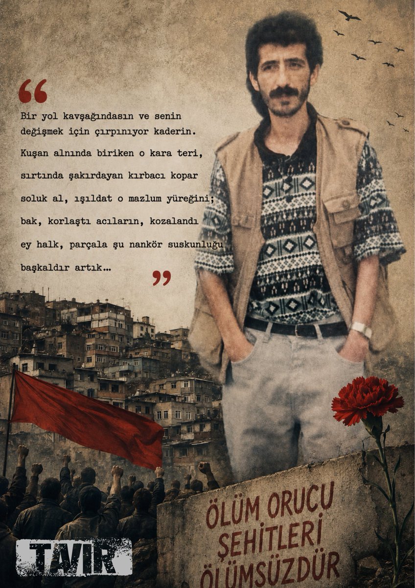 TavirYeni1982's tweet photo. Tarih'ten...

25 Temmuz '96 yılında Ali Ayata da ölüm orucu direnişinde ölümsüzleşti. https://t.co/I9fYx04Yay
